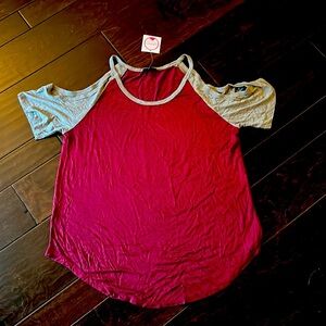 Nadinewest cold shoulder tshirt